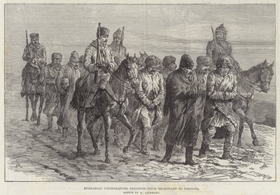 Bulgarian Conspirators escorted from Beckovazt to Tirnova by Johann Nepomuk Schonberg